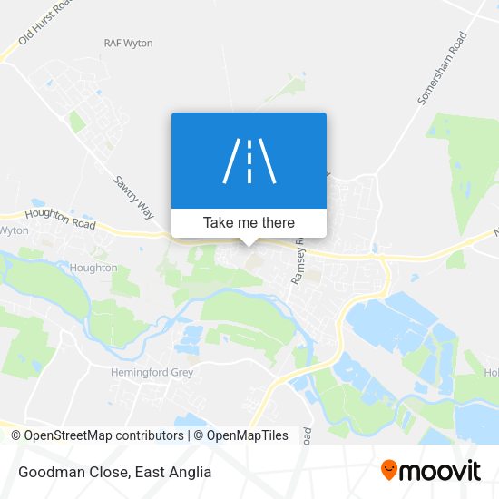 Goodman Close map