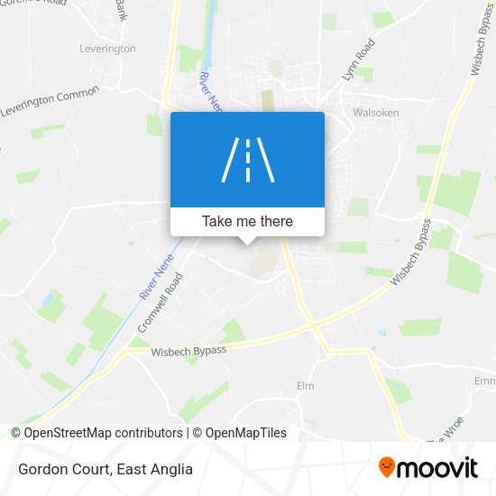 Gordon Court map