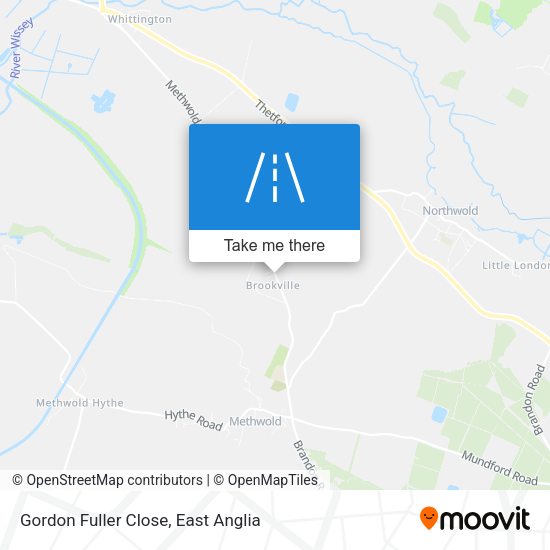 Gordon Fuller Close map