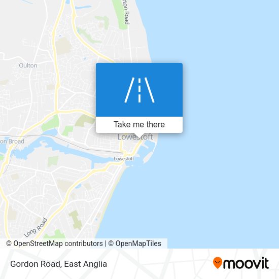 Gordon Road map