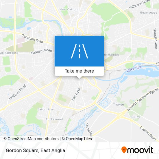 Gordon Square map