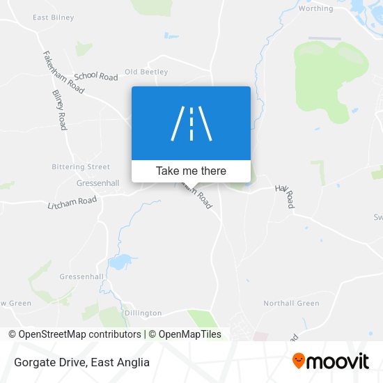 Gorgate Drive map