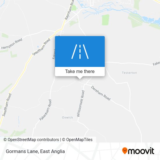 Gormans Lane map
