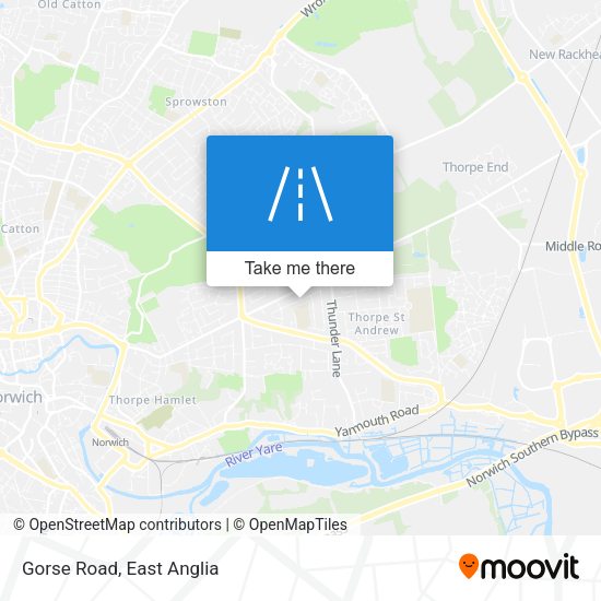 Gorse Road map