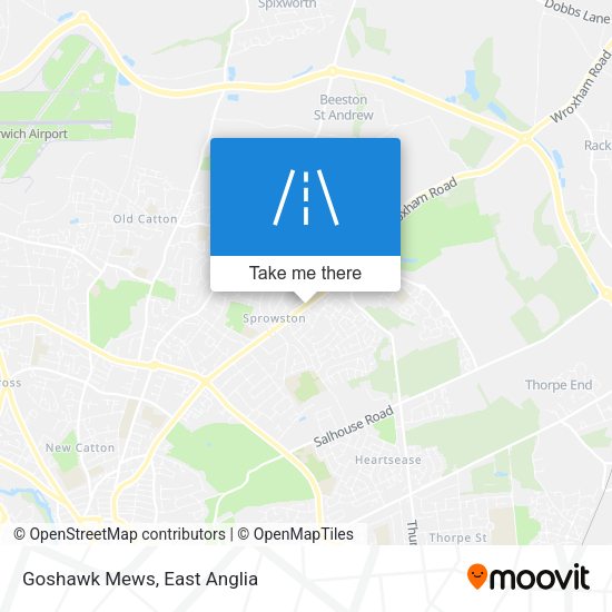 Goshawk Mews map