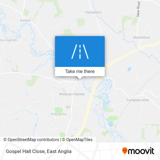 Gospel Hall Close map
