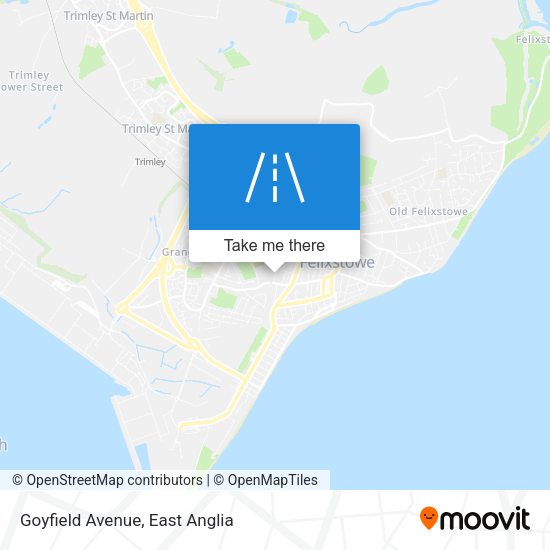 Goyfield Avenue map