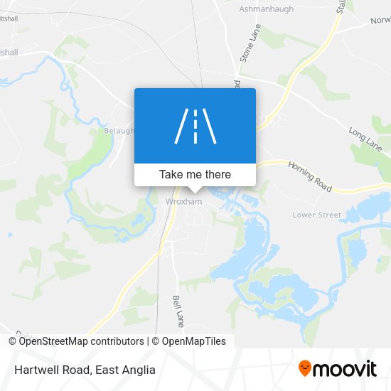 Hartwell Road map