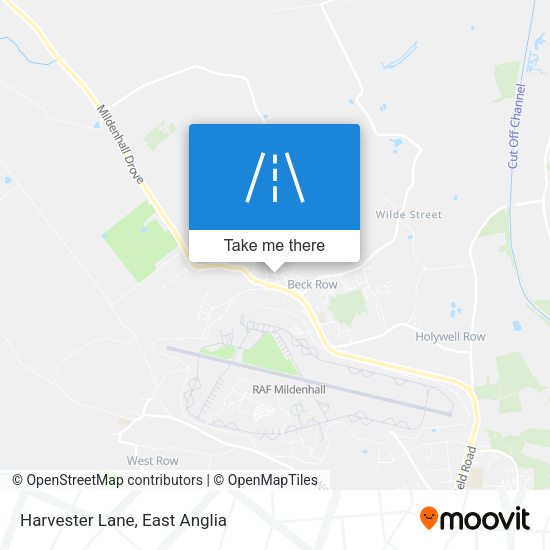 Harvester Lane map