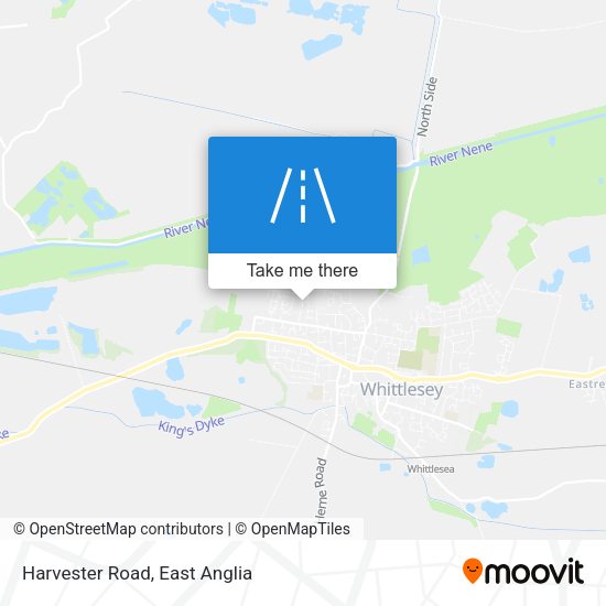 Harvester Road map