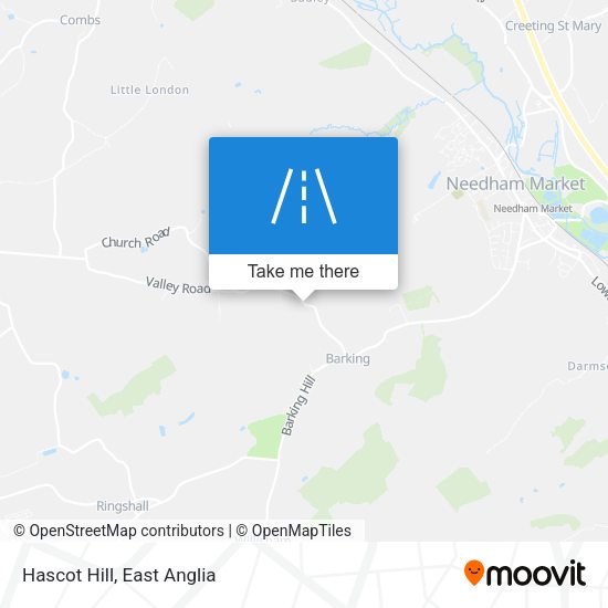 Hascot Hill map