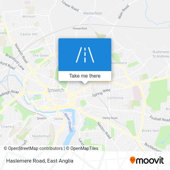 Haslemere Road map