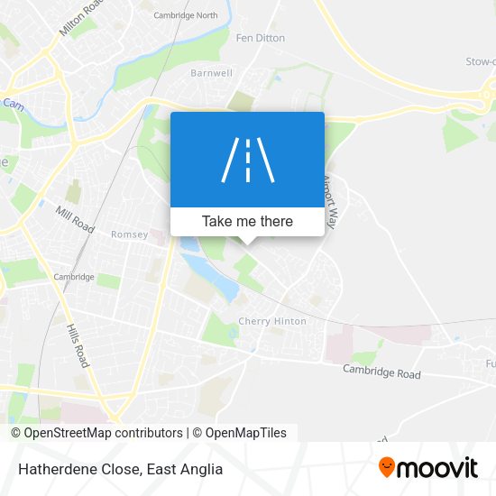 Hatherdene Close map
