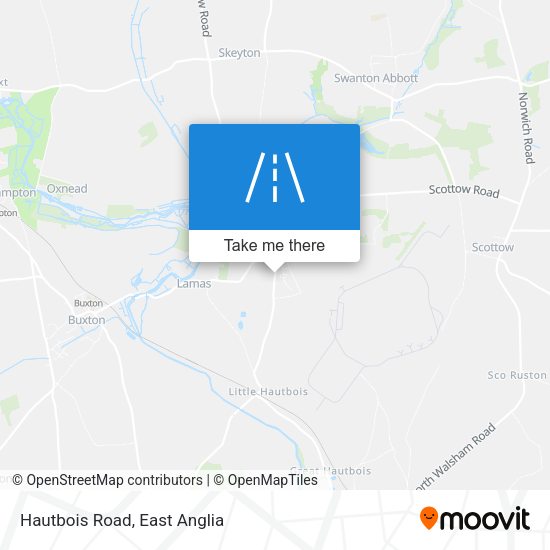 Hautbois Road map