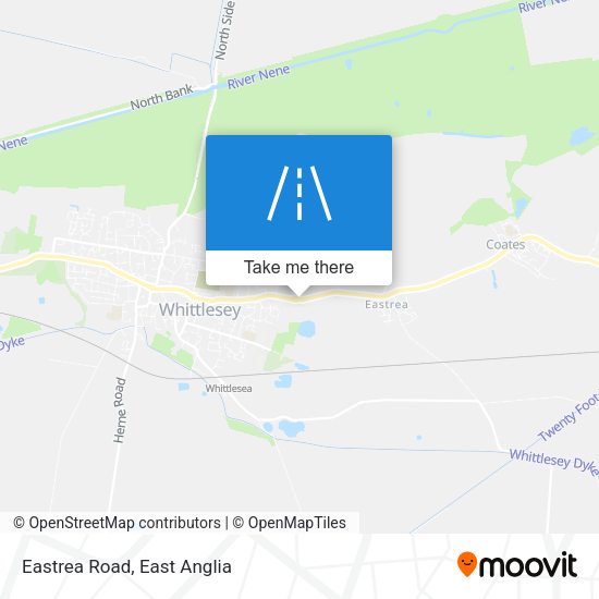 Eastrea Road map