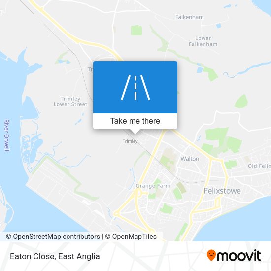 Eaton Close map