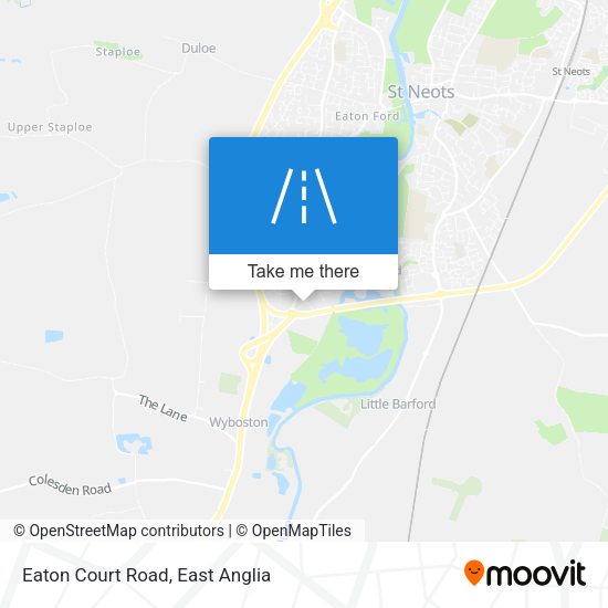 Eaton Court Road map