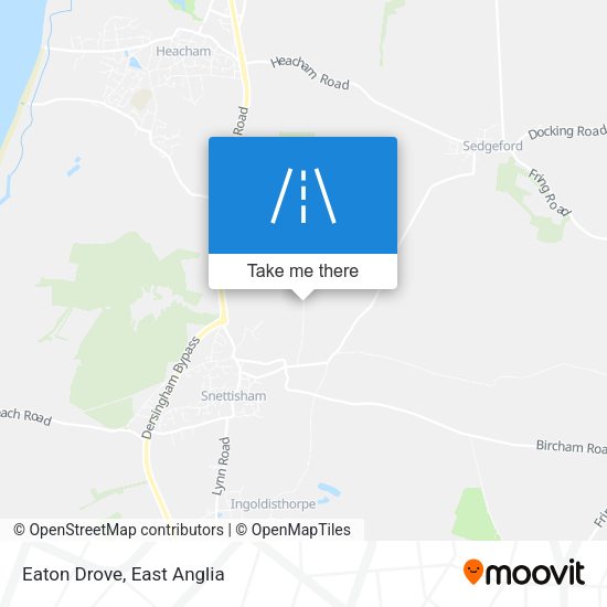Eaton Drove map