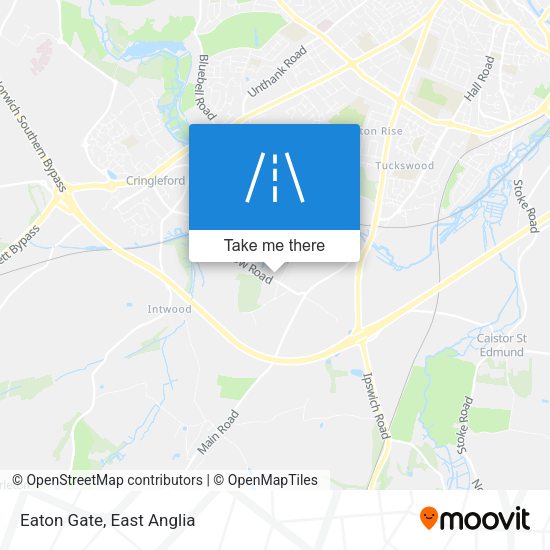 Eaton Gate map