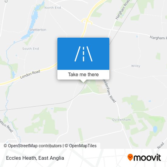 Eccles Heath map
