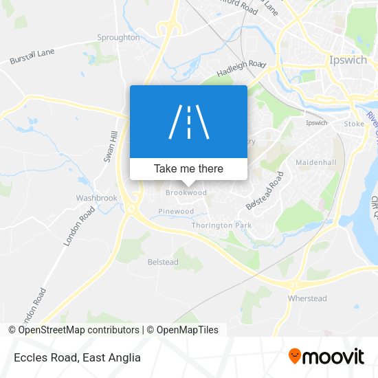 Eccles Road map