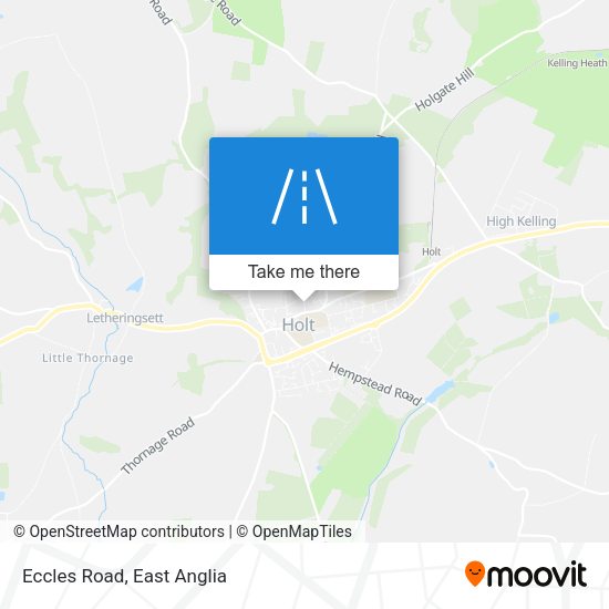 Eccles Road map