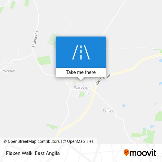 Flaxen Walk map