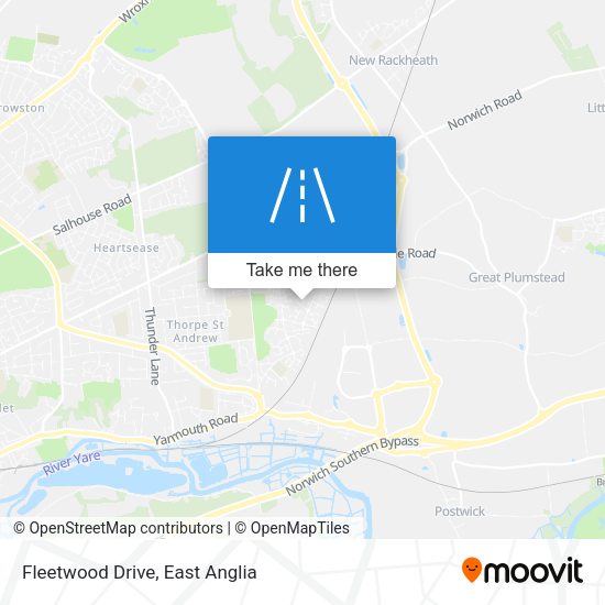 Fleetwood Drive map