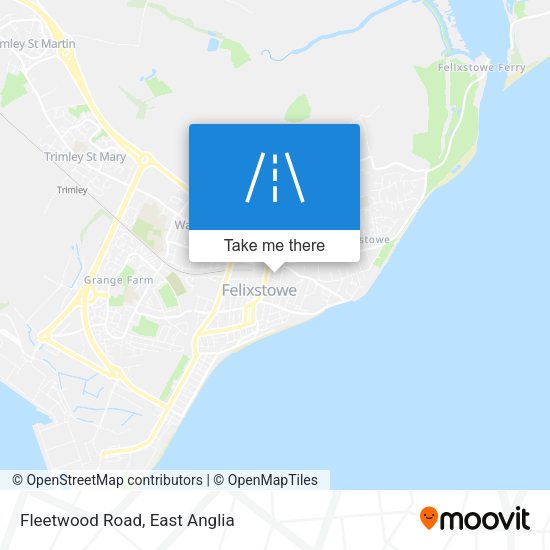 Fleetwood Road map