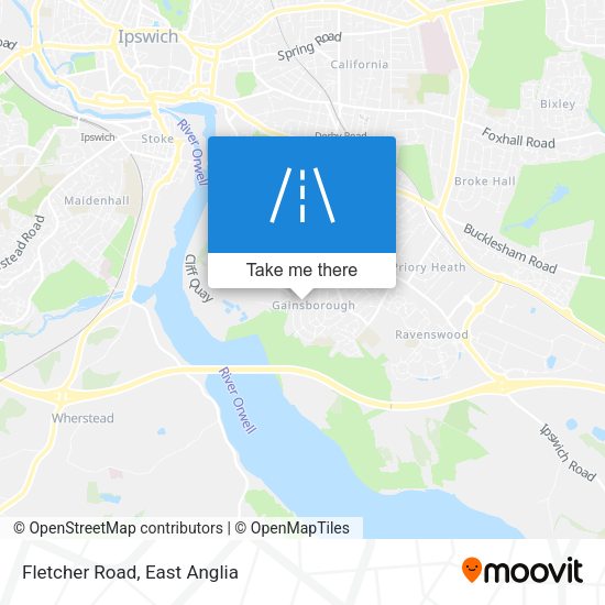 Fletcher Road map