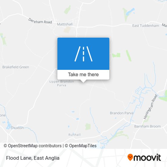 Flood Lane map