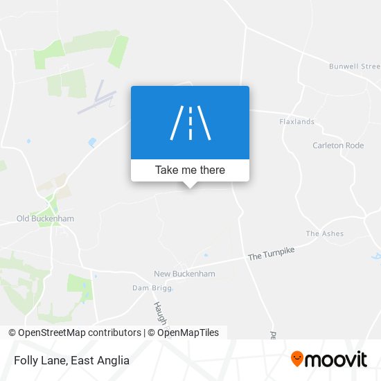 Folly Lane map