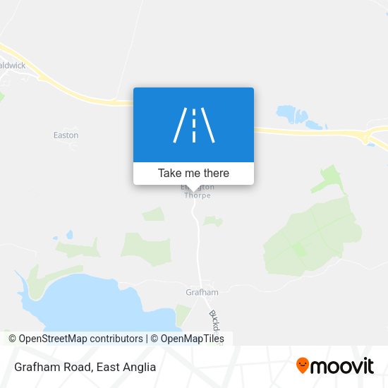 Grafham Road map