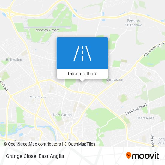 Grange Close map