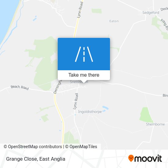 Grange Close map