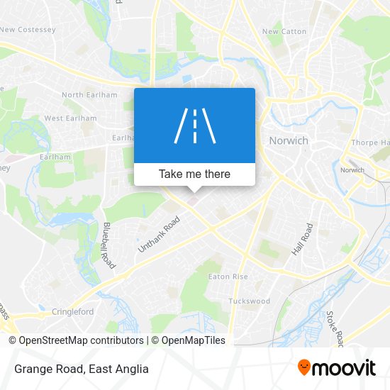 Grange Road map