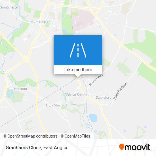 Granhams Close map