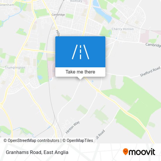 Granhams Road map