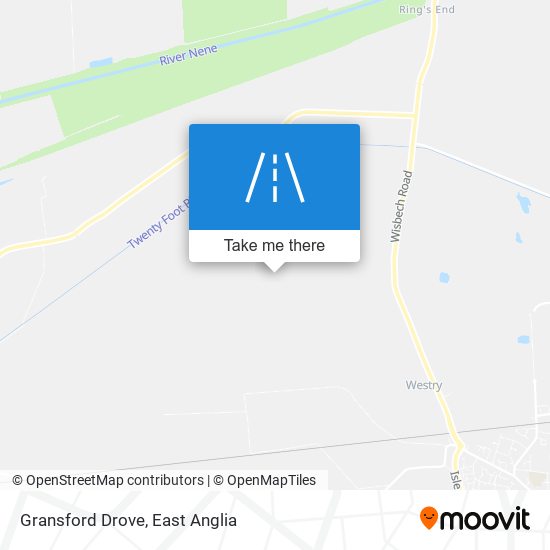 Gransford Drove map