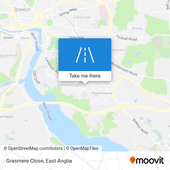 Grasmere Close map