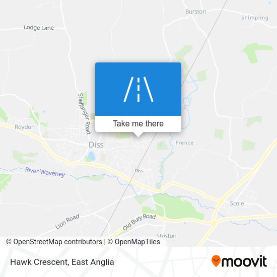 Hawk Crescent map