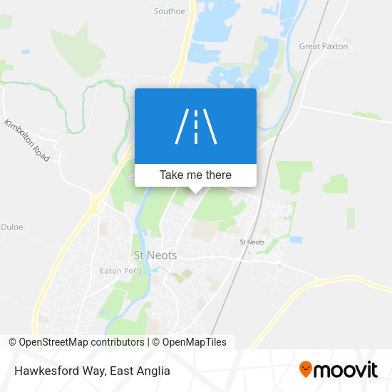 Hawkesford Way map