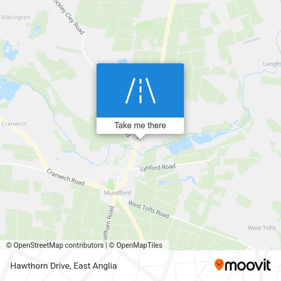 Hawthorn Drive map