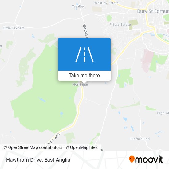Hawthorn Drive map