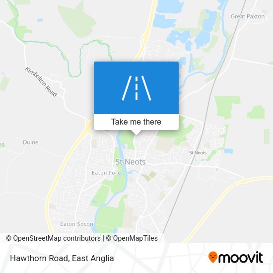 Hawthorn Road map