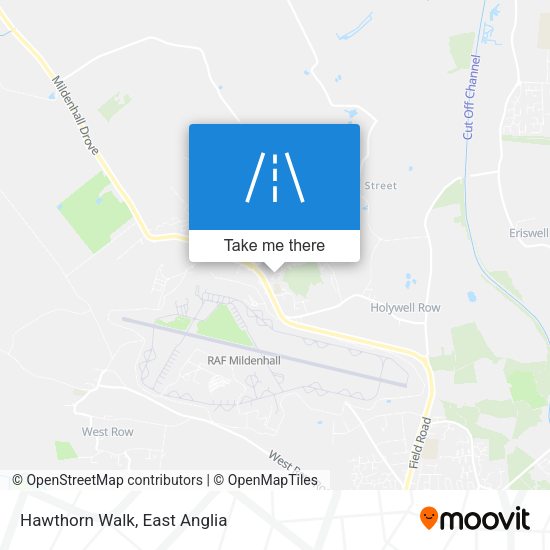 Hawthorn Walk map