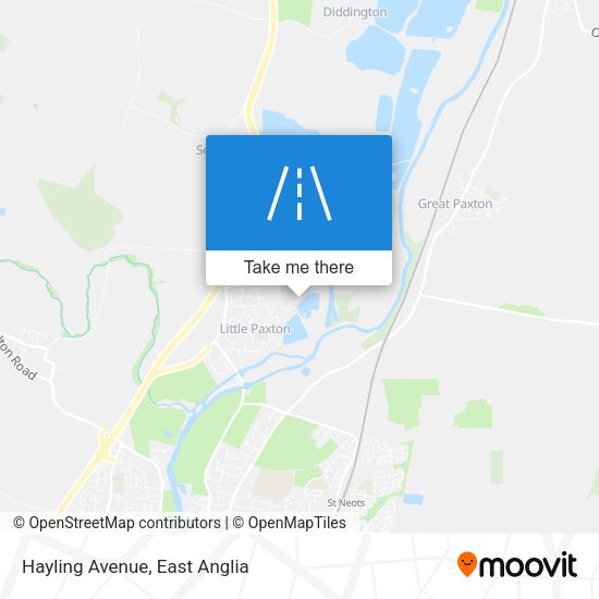 Hayling Avenue map