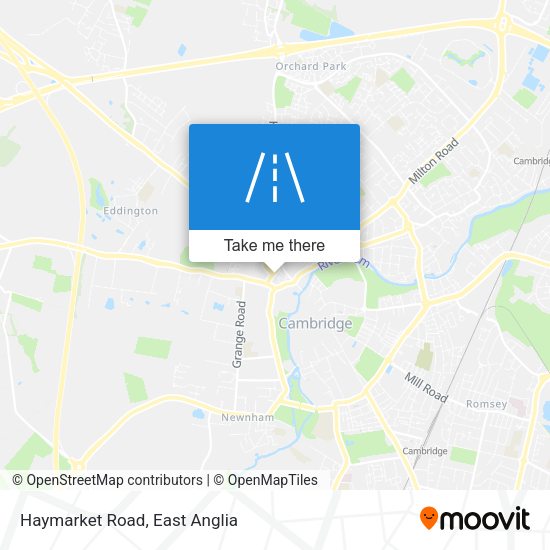 Haymarket Road map