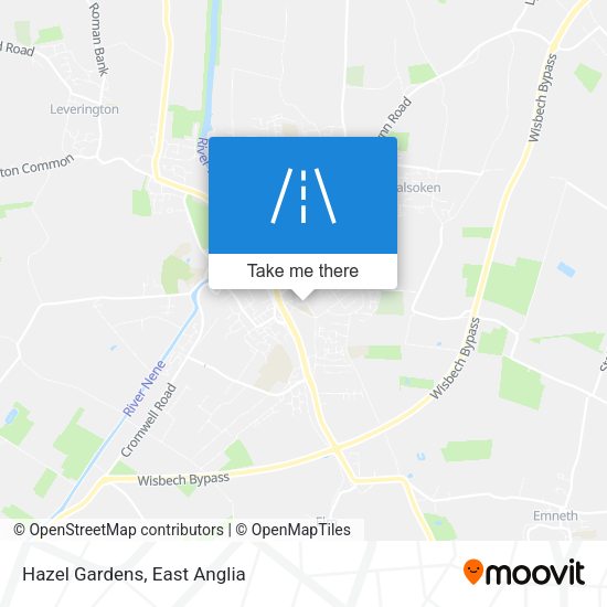 Hazel Gardens map