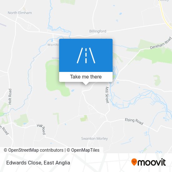 Edwards Close map